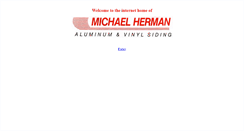 Desktop Screenshot of michaelhermansiding.com